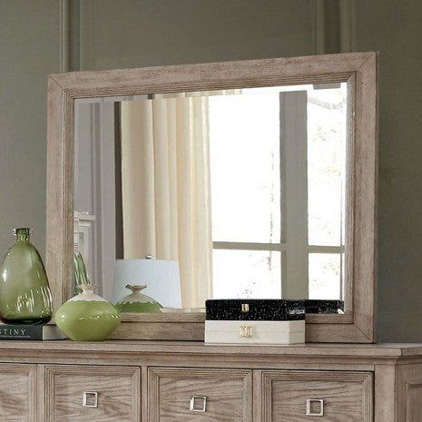 Furniture of America Lillian Natural Tone Transitional Mirror Model FOA7925M