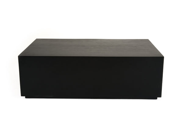 Modrest Fresno Modern Black Concrete Coffee Table Model VGGR-689980-BLK