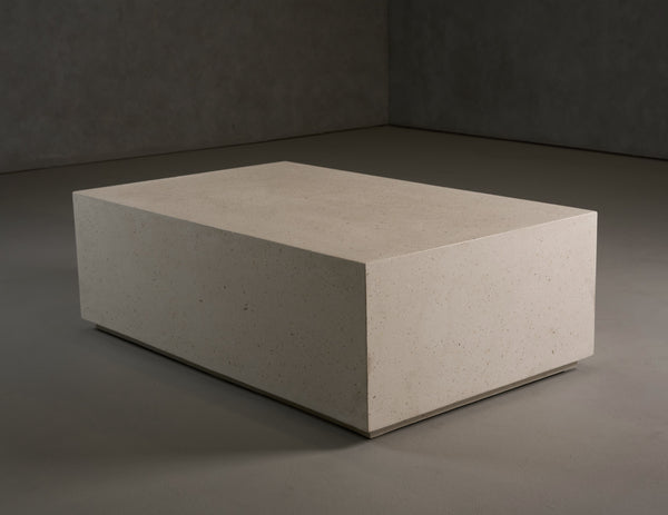 Modrest Fresno Modern Terrazzo Concrete Coffee Table Model VGGR-689980-TER