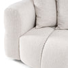 Freya Modern Beige Fabric Sectional w/ Console