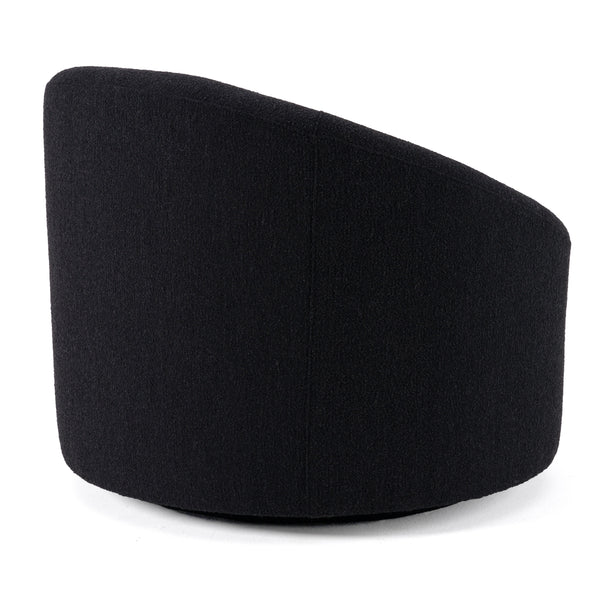 Modrest Frontier Glam Black Fabric Accent Chair Model VGOD-ZW-993-BLK