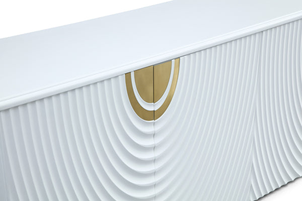 G1869 Sample White + Gold Buffet