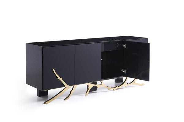 Legend Modern Black & Gold Buffet