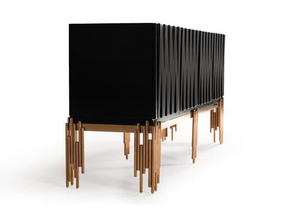 Modrest Token Modern Black & Rosegold Buffet Model VGVCG816