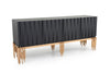 Modrest Token Modern Black & Rosegold Buffet Model VGVCG816