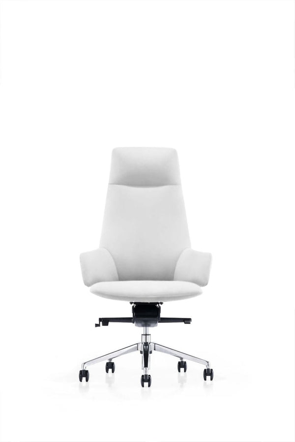 Modrest Gates Modern White High Back Executive Office Chair Model VGFUA1719-WHT-OC