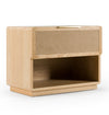 Gavin Modern Natural Ash + Rattan Nightstand