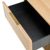 Gavin Modern Natural Ash + Rattan Nightstand