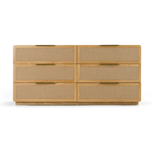 Modrest Gavin Modern Natural Ash & Rattan Dresser Model VGVC-J2411-D-NAT