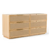 Gavin Modern Natural Ash + Rattan Dresser