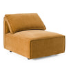 Divani Casa Gene Modern Ochre Fabric Modular Armless Sectional Seat Model VGSX-F6062-CHR-OCHRE