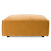 Divani Casa Gene Modern Ochre Fabric Modular Ottoman Model VGSX-F6062-OT-OCHRE