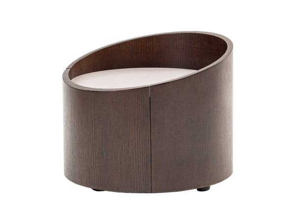 Modrest Geneva Modern Brown Oak Nightstand Model VGWCC522B