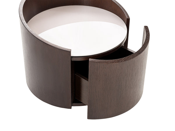 Modrest Geneva Modern Brown Oak Nightstand Model VGWCC522B