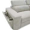 Divani Casa Gering Modern Beige Fabric Sectional With 2 Power Recliners Model VGMB-R191-P2-SECT-BGE