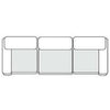 Divani Casa Garman Modern Light Grey Modular Sectional Sofa 3 Piece Sectional Model VGKKKF2651-MOD-GRY-SECT-3-Piece Sectional
