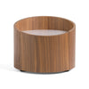 Modrest Geneva Modern Walnut Round Nightstand Model VGWCC522B-WAL
