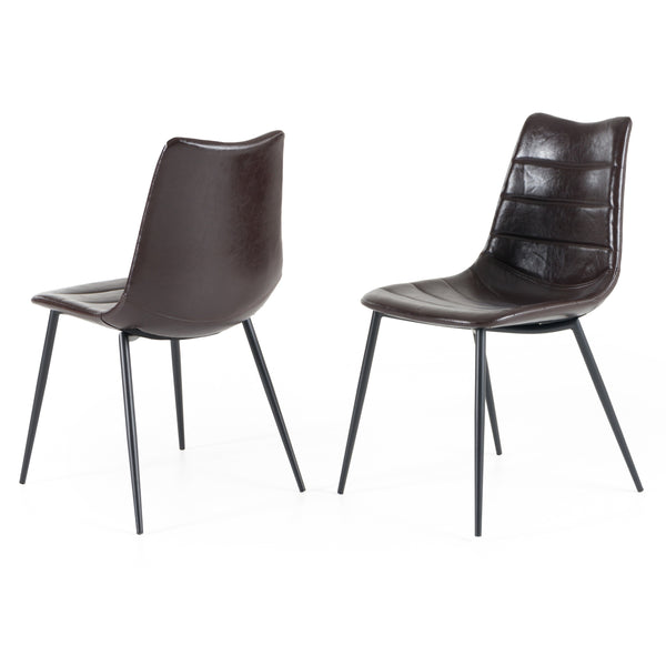 Gilliam Modern Brown Dining Chair (Set Of 2) Model VGHR3260-BRN