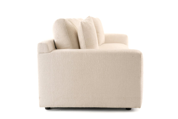 Divani Casa Gloria Modern White Fabric Sofa Model VGSX-22052-SOFA-PRL