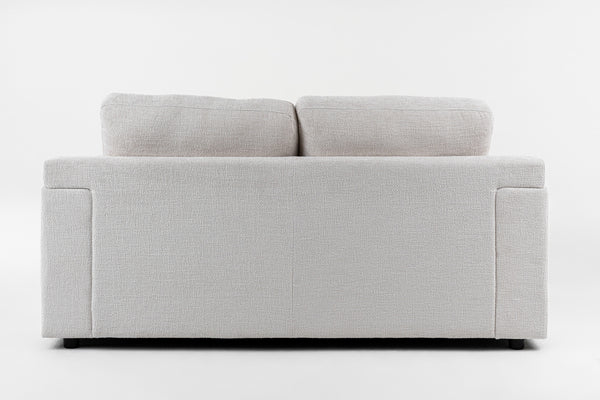 Divani Casa Gloria Modern White Fabric Loveseat Model VGSX-22052-LOVE-PRL
