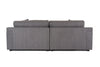Divani Casa Gloria Modern Grey Fabric Sofa Model VGSX-22052-SOFA-SILT