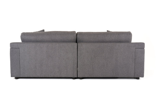 Divani Casa Gloria Modern Grey Fabric Sofa Model VGSX-22052-SOFA-SILT