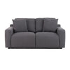Divani Casa Gloria Modern Grey Fabric Loveseat Model VGSX-22052-LOVE-SILT