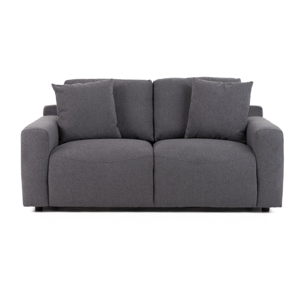 Divani Casa Gloria Modern Grey Fabric Loveseat Model VGSX-22052-LOVE-SILT