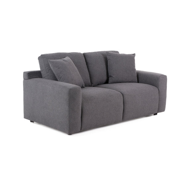 Divani Casa Gloria Modern Grey Fabric Loveseat Model VGSX-22052-LOVE-SILT