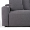 Divani Casa Gloria Modern Grey Fabric Loveseat Model VGSX-22052-LOVE-SILT