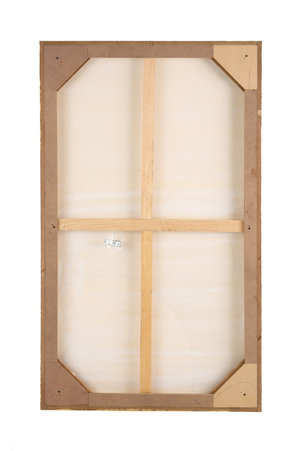 Modrest Golden Face Modern 35" X 59" Painting Model VGVA-CO2305