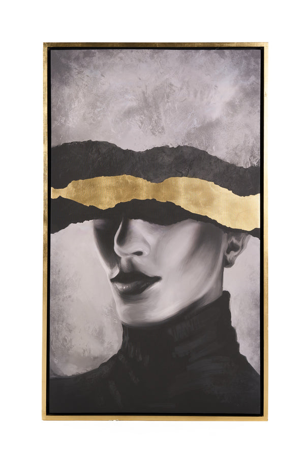 Modrest Golden Tide Modern 35" X 59" Painting Model VGVA-CO2304