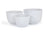 Modrest Goliad Modern White Concrete Planters Set Of 3 Model VGGR-301470-WHT