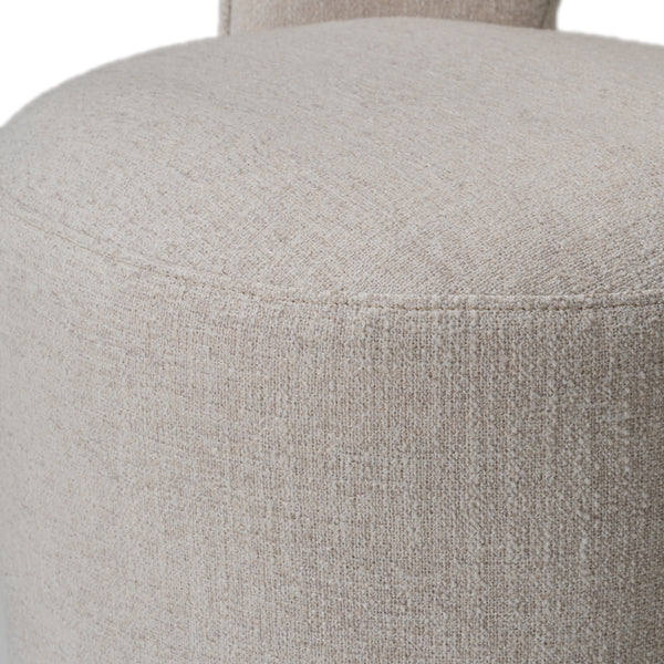 Modrest Gordon Modern Cream Fabric Swivel Dining Chair Model VGKK-KF-Y2176-CRM