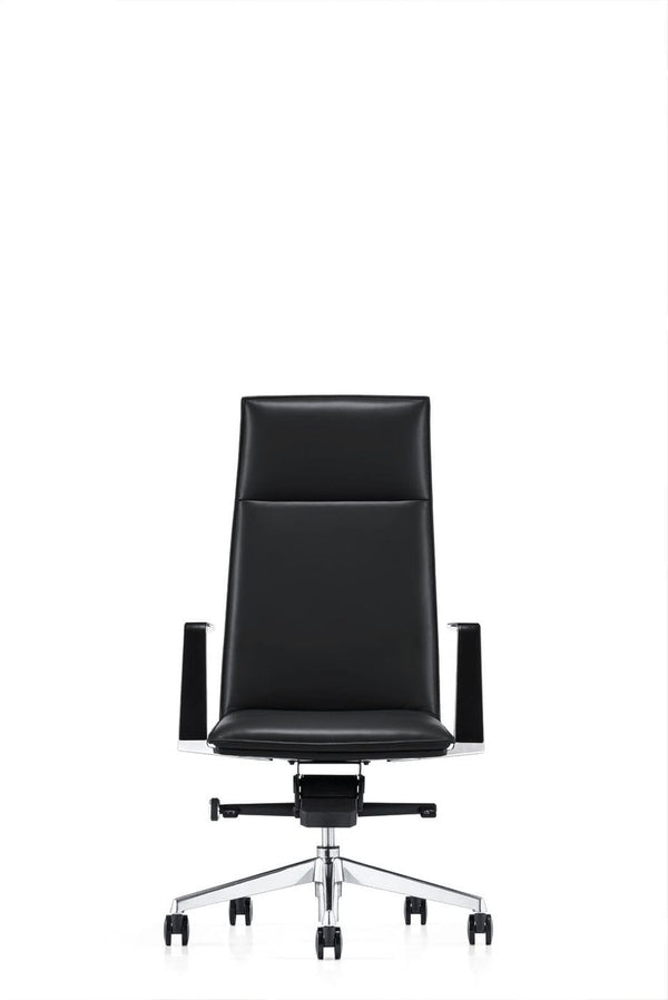 Modrest Gorsky Modern Black High Back Executive Office Chair Model VGFUA1819-BLK-OC