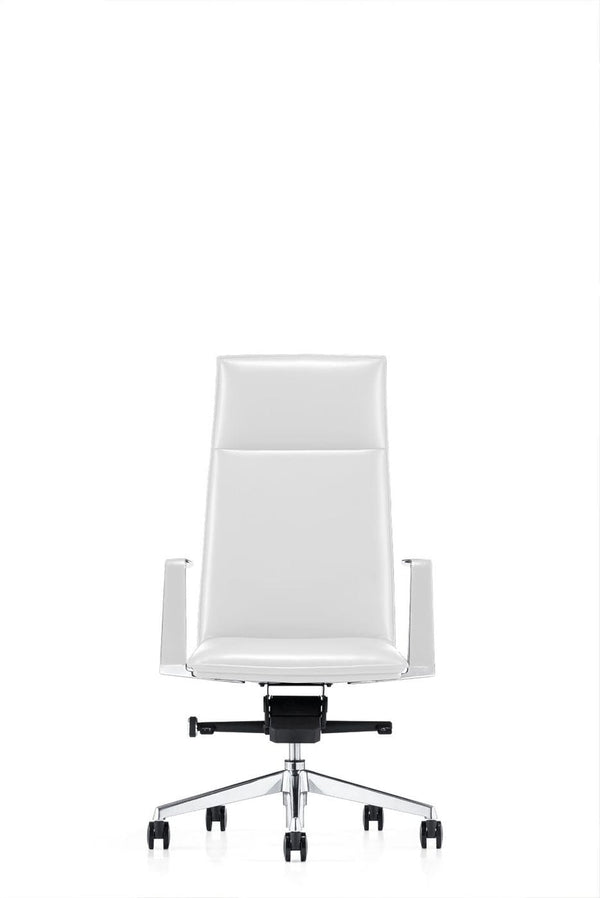 Gorsky Modern White High Back Executive Office Chair