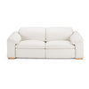 Divani Casa Gregory Modern Off White Leather Sofa With 2 Recliners Model VGKV-KM.6368-SOFA-OFF