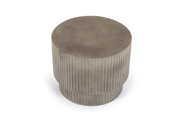 Modrest Gruver Modern Grey Concrete End Table Model VGGR-674650-GRY