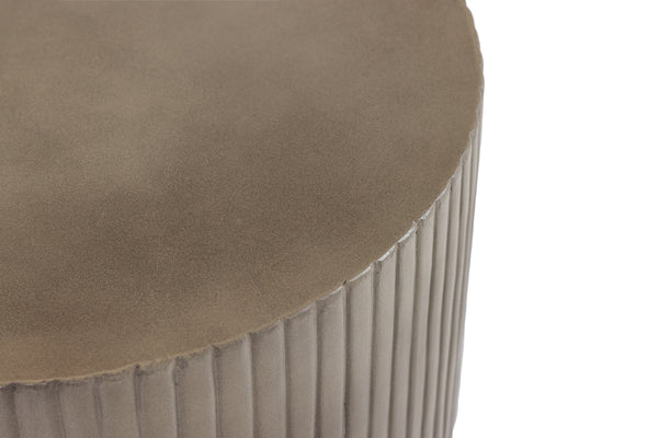 Modrest Gruver Modern Grey Concrete End Table Model VGGR-674650-GRY