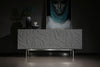 Gwen Modern Grey High Gloss Buffet