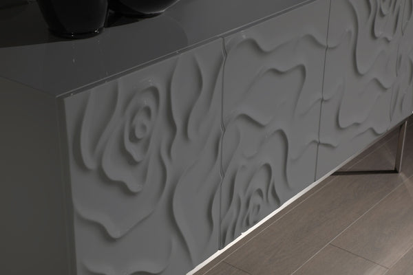 Gwen Modern Grey High Gloss Buffet