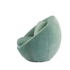 Modrest Gypsum Modern Teal Swivel Accent Chair Model VGMFOC-284-BLU-CH
