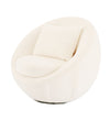 Modrest Gypsum Modern White Swivel Accent Chair Model VGMFOC-284-WHT-CH