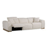 Divani Casa Hagerty Modern Off White Fabric Sofa With 2 Power Recliners Model VGKV-KM.6035-OW