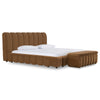 Modrest Harris Modern Brown Fabric Bed Model VGKK-KF.B2032-BRN