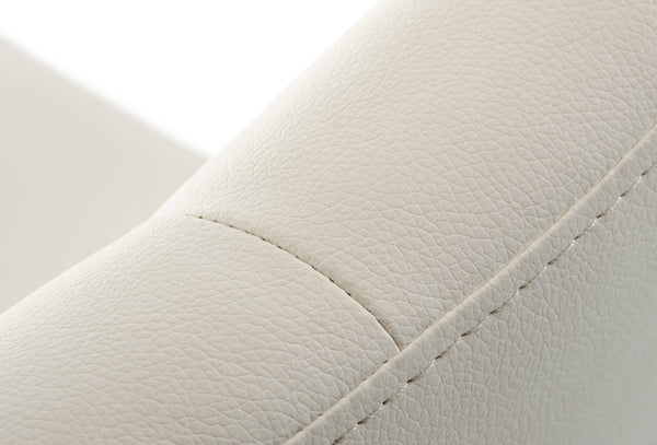 Haslet Modern White & Rosegold Dining Chair (Set of 2)