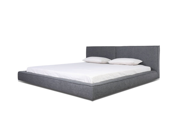 Modrest Haven Eastern King Modern Grey Fabric Bed Model VGBBCH-DW160-A-BED-EK