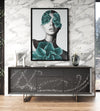 Hawick Contemporary Dark Grey + Abstract White Paint Buffet
