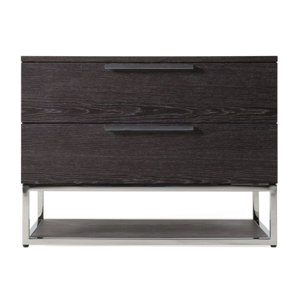 Helenora Modern Grey Elm Nightstand