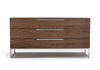 Modrest Heloise Contemporary Walnut & Stainless Steel Dresser Model VGBBMC1502-DRS